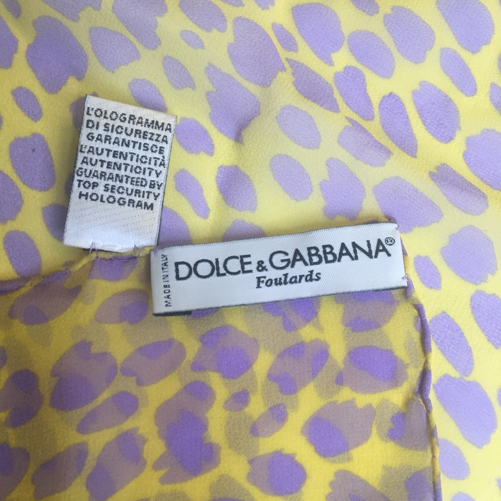 DOLCE & GABBANA Silk Scarf Italy